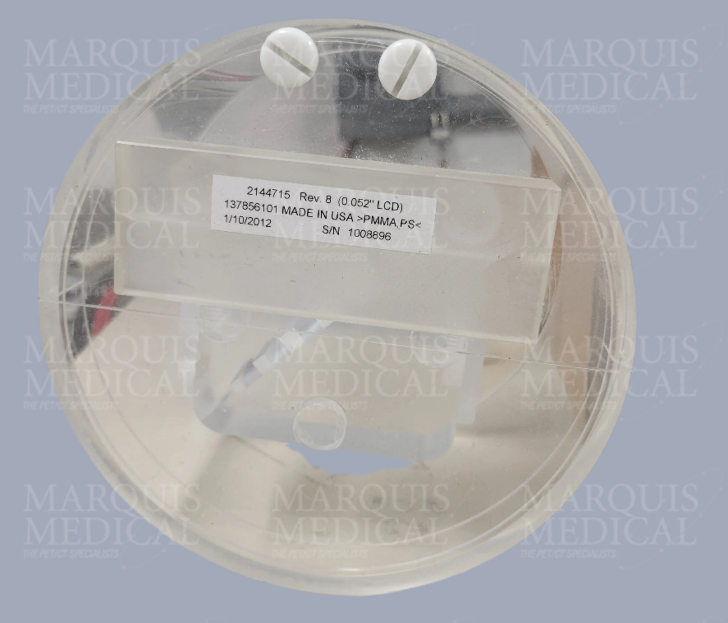GE CT Quality Assurance Phantom 5215028 Equivalent 2144715 Rev 8