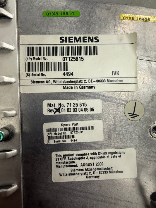 7125615 Siemens- CT - HV Transformer (ID:HVT24)