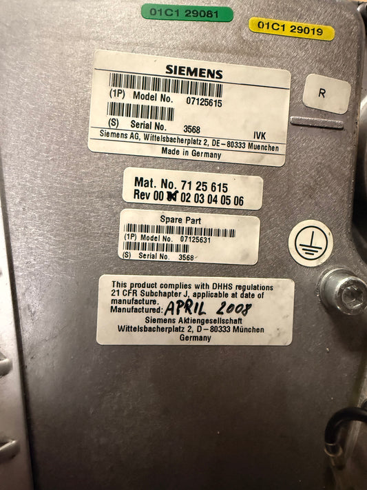 7125615 Siemens- CT - HV Transformer Add to cart