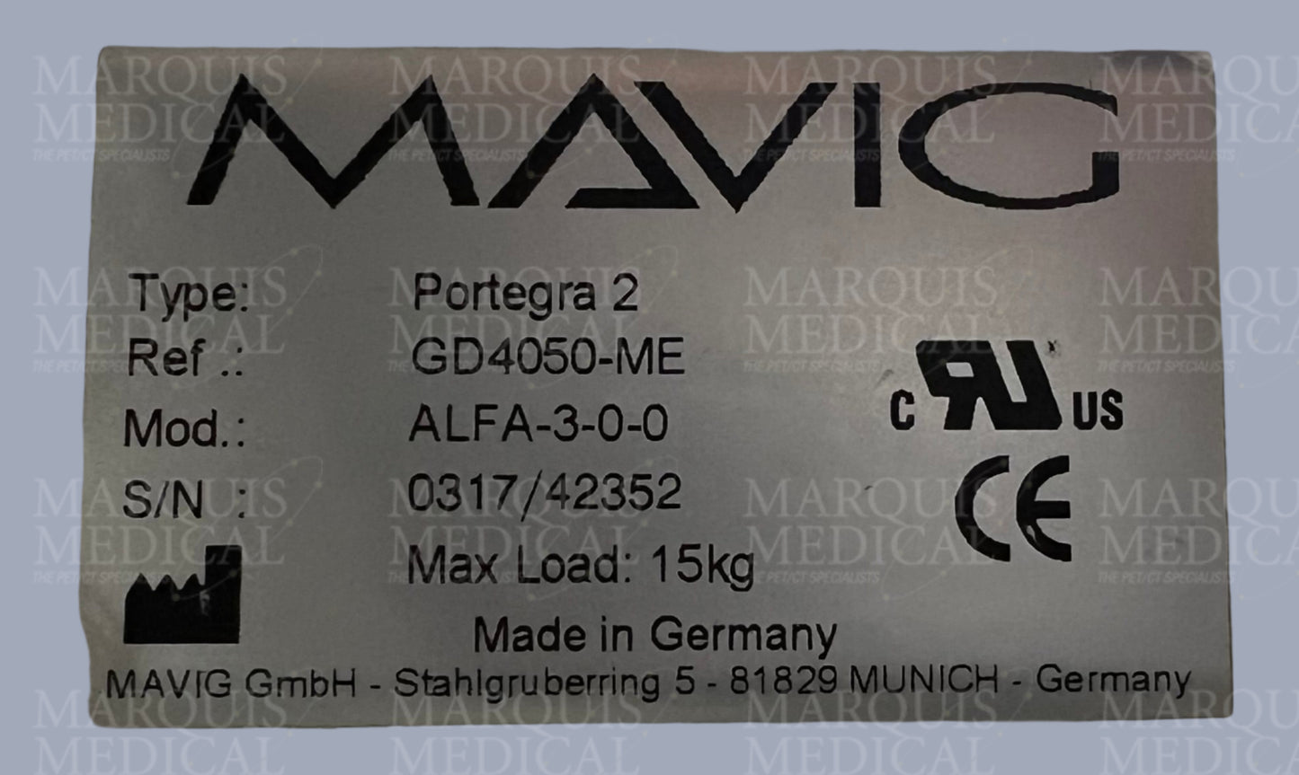 MAVIG Portegra®2 Suspension Arms and Celling 360° Single Column Stationary Mount