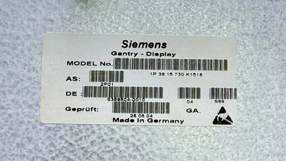 10165904 Siemens CT -Gantry Display W/O ECG