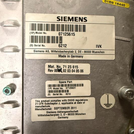 7125615 Siemens- CT - HV Transformer