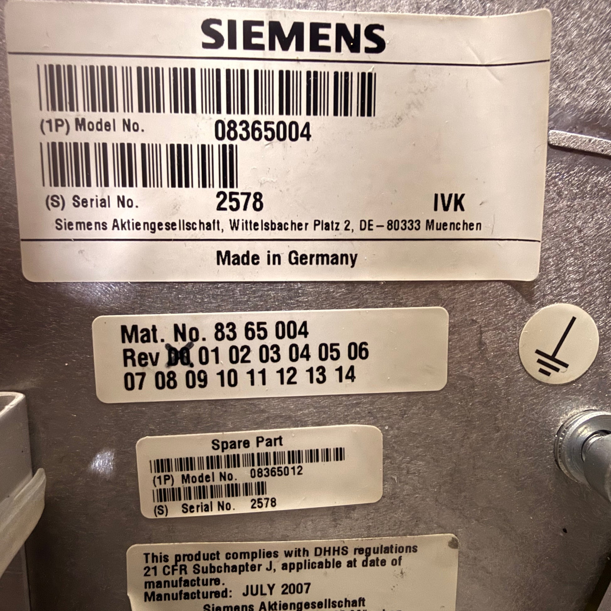 Siemens HV Tank