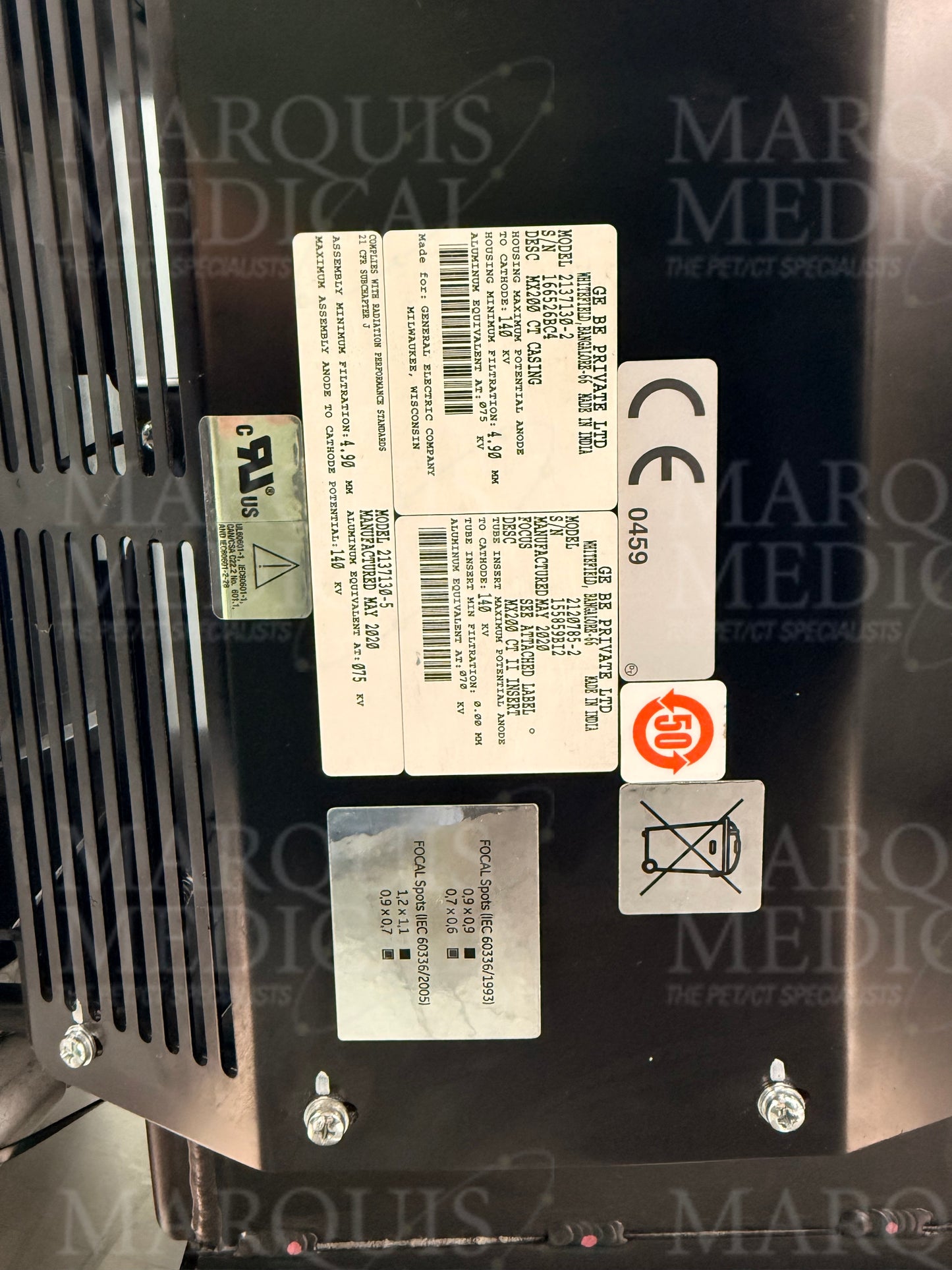 2137130-2 GE - MX200 CT Tube (ID:60)